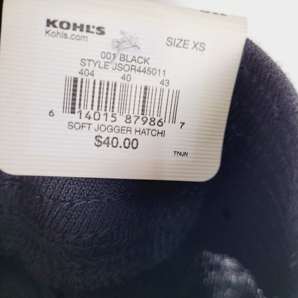 New So Soft Jogger Hatchi Black Pants XS Loungewear Casual Comfy Minimal - Picture 9 of 12